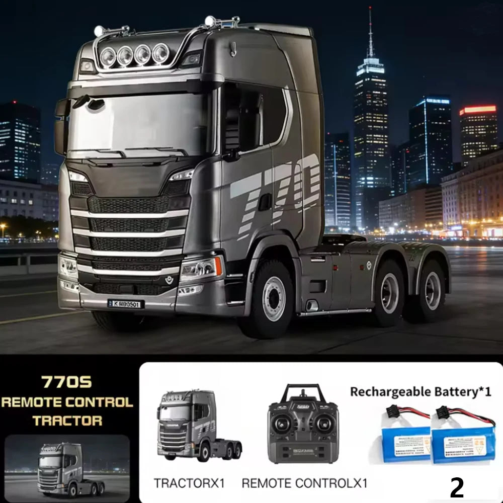 HUINA 1501 770S 1502 1/18 RC Tractor 2.4G 19CH RC Engineering Trailer Truck with Lights and Sound System RC Car Model Toy Gift HUINA 1592 1:14 Scale RC Excavator 22 Channels