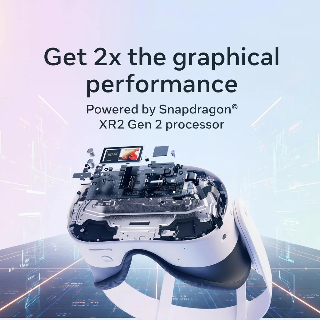 Meta Quest 3S 128GB – All-in-One Mixed Reality Headset for Immersive VR/MR Experiences