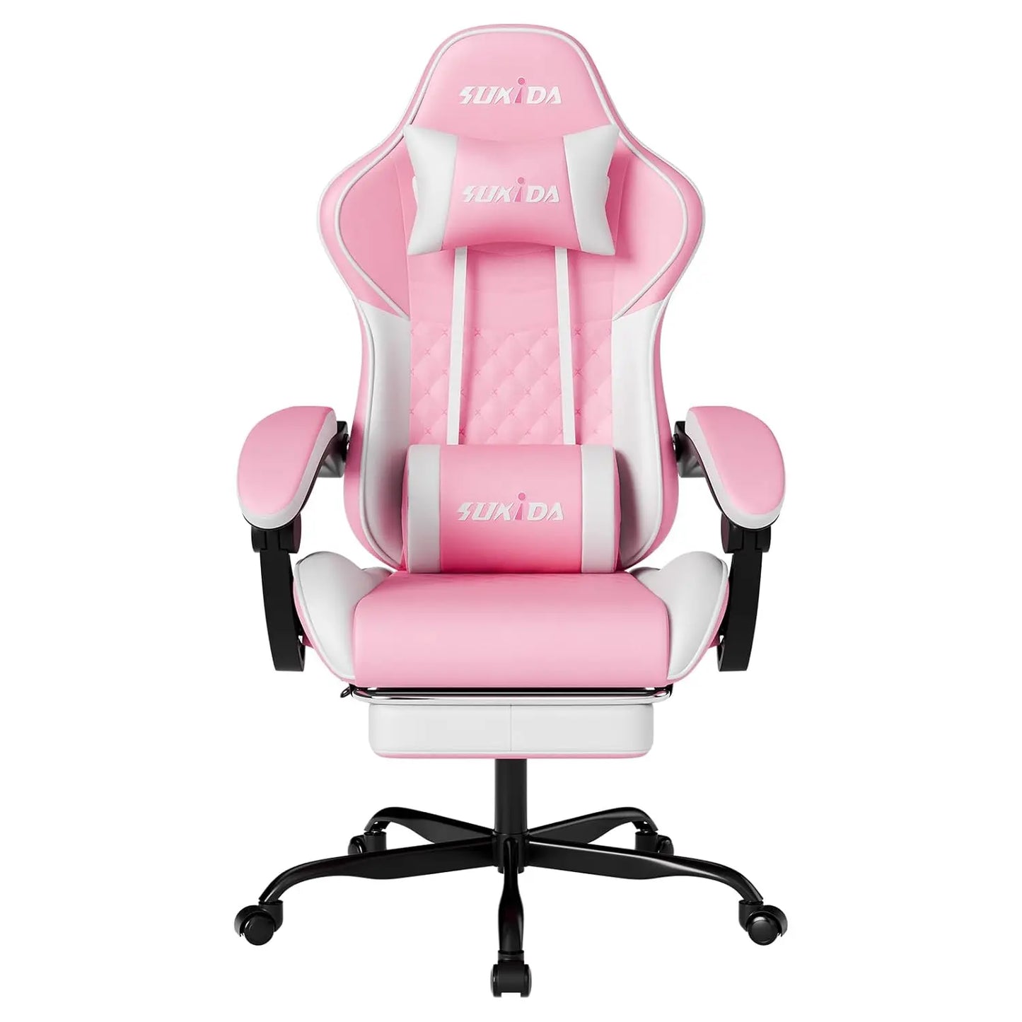 Ergonomic Video Gamer Chairs Gaming Computer Chairs Gamer Chairs for Adults Massage Lumbar Support Swivel Height, Customized