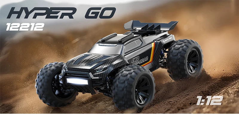 Rc Car 4x4 Rc Toys Rc Offroad 58 KM/H Truck RC 4WD Electric 3S High-Speed Brushless Control Car For Adult Shipping From US HYPER GO MJX 12212 1:12